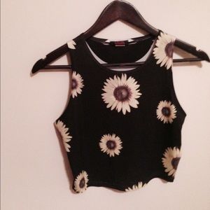 Sunflower Crop Top