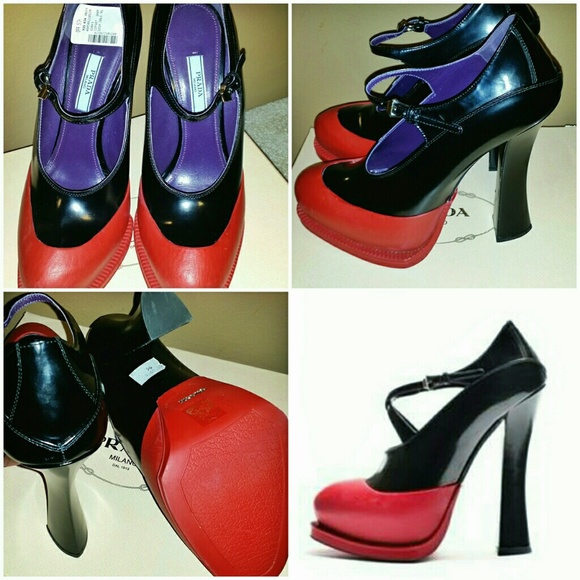 PRADA 1IP187 High Heel Platforms?