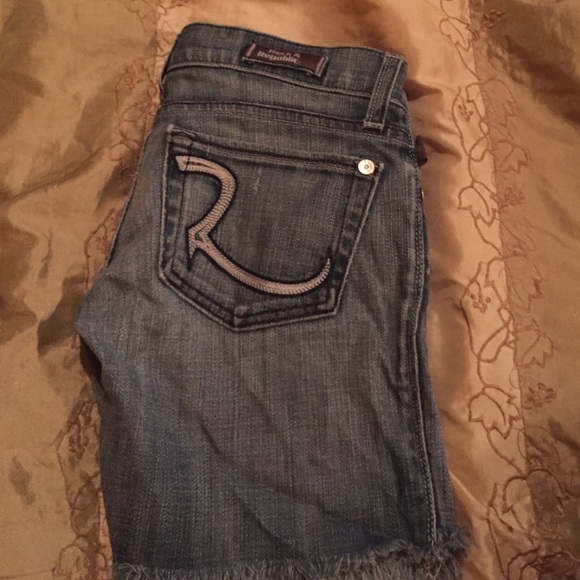 Size 24 Rock And Republic Jean Shorts