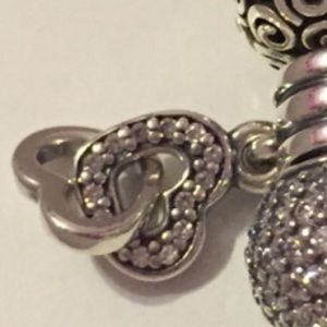 Sold dangle hearts charm