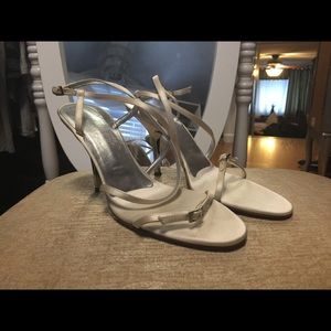 White Vera Wang  heels