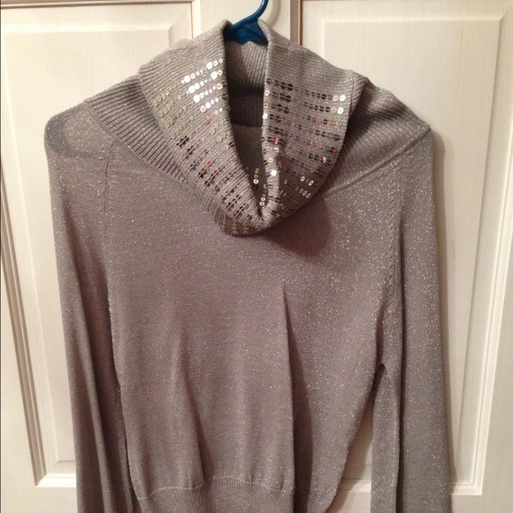 Sparkly light sweater