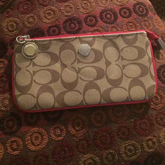 Authentic Coach Wallet .