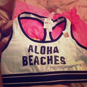 Aloha Beaches Pink sports bra!