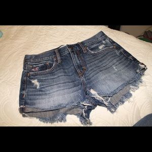 Hollister High Rise denim shorts