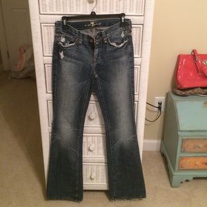 7 for all mankind jeans size 25