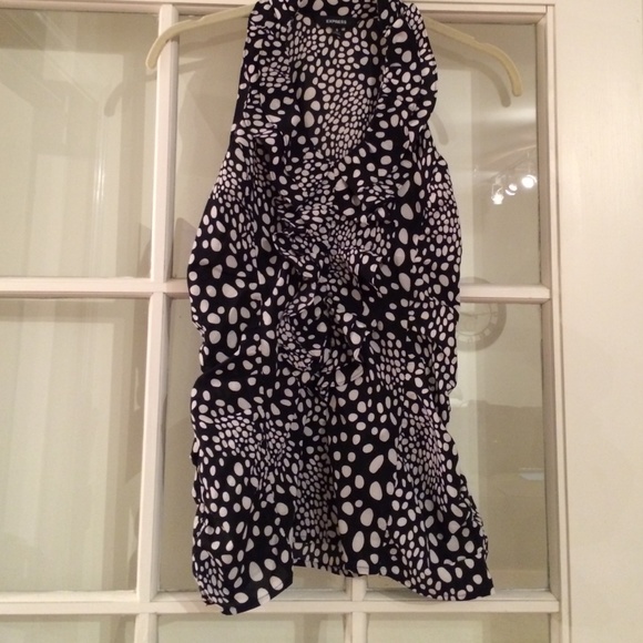 Black & White Racerback Tank