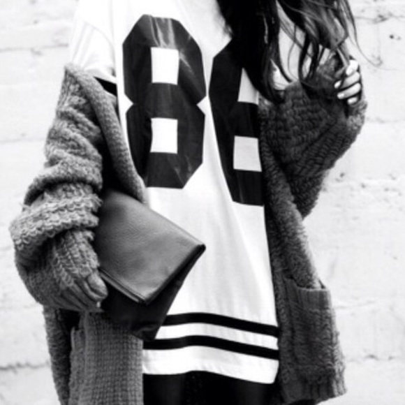 TOPSHOP OVERSIZED JERSEY - Size M/L - Picture 2 of 4