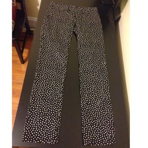 Ann Taylor LOFT Polka Dot Pants