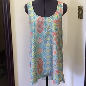 Gianni Bini tribal print tank top