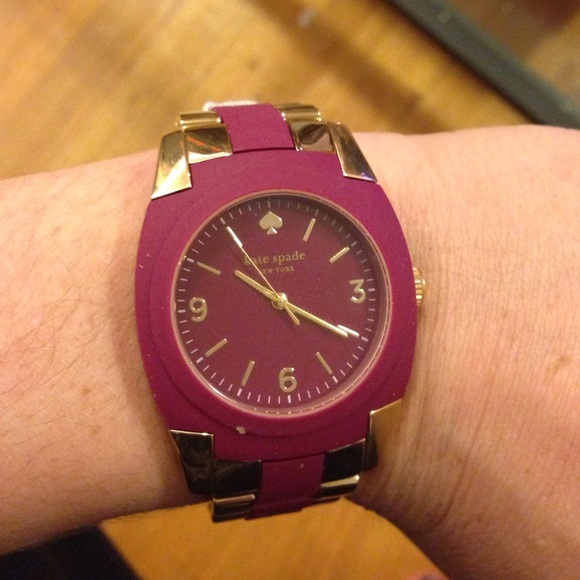 Brand new kate spade silicone/metal skyline watch