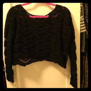 Ella moss crop sweater