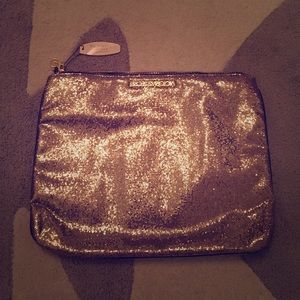 Victoria's Secret gold pouch