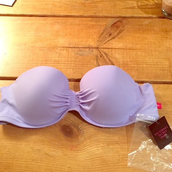 BNWT! VS Cinched Strapless Bathing Suit Top