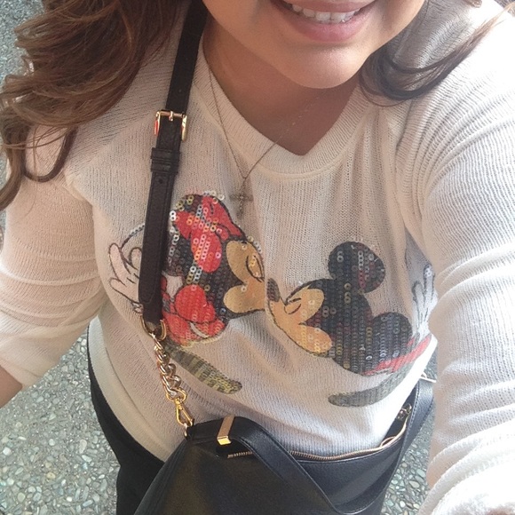 Disney Mickey and Minnie light sweater