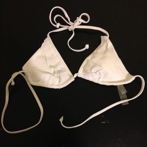 Victoria Secret Ruffle Bathing Suit Top