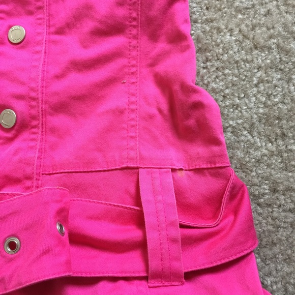 Y2K HOT BARBIE PINK Chic Belted Shirt Dress 🥵💄 - Picture 4 of 4