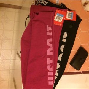 Two pair of Nike leggings
