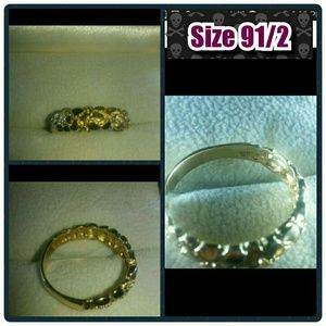 14k ring unisex solid gold real gold