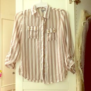 charlotte russe button down blouse