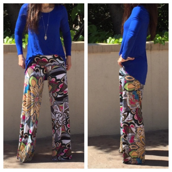 Pants - Newest print in my best selling wide leg pants