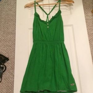 NWOT Green Hollister Dress