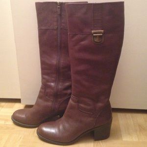 Franco Sarto dark brown riding boots