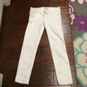 White Capri Jeans