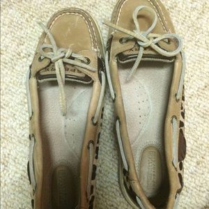 Leopard Sperry Flats