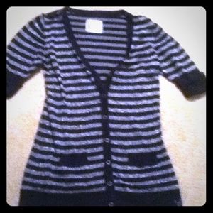 Black and Silver Top