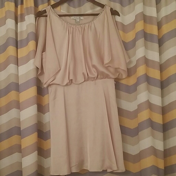 Light champagne dress