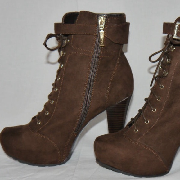 Leather GUESS Kellie Boot