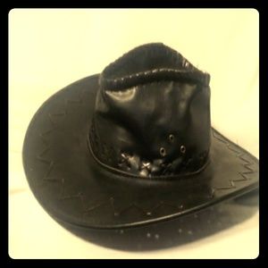 Leather Cowboy Hat