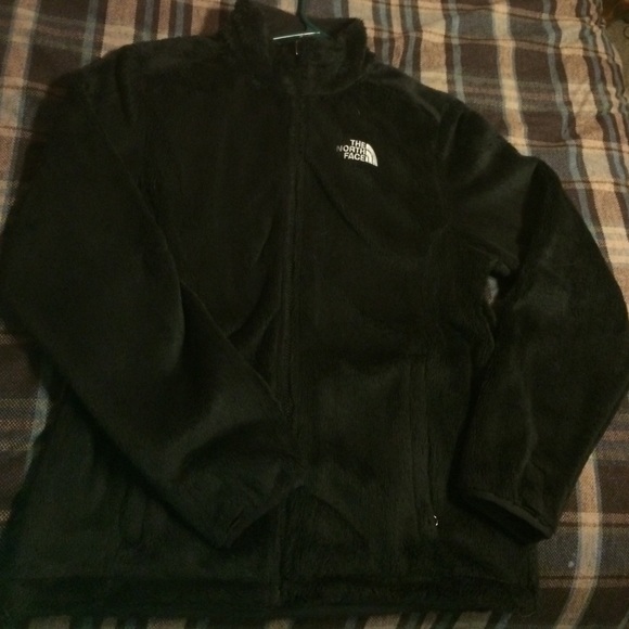 Black fuzzy north face