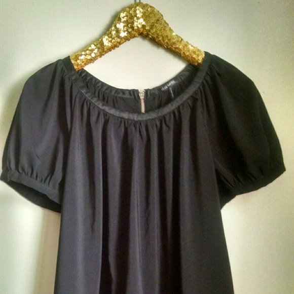 Black silky tunic. Daisy fuentes brand.