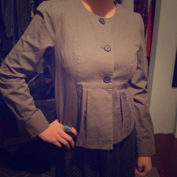 Brown/grey Banana Republic jacket