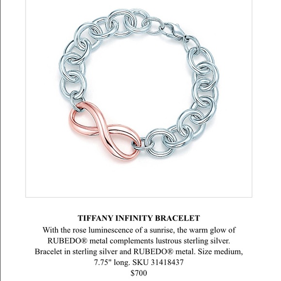 🌟SALE 🌟Auth Tiffany & Co infinity Bracelet - Picture 2 of 4