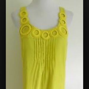 Edme & Esyllte yellow shift dress
