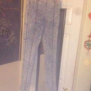 Acid washed High Wasted pants