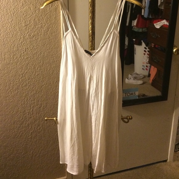 White strappy Brandy dress!