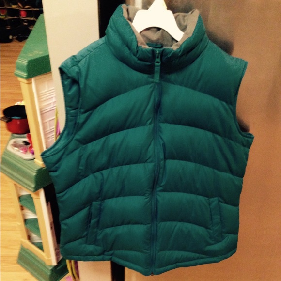 Lands end turquoise vest