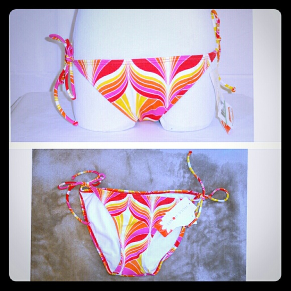 NWT Vibrant print Swim Suit bottom