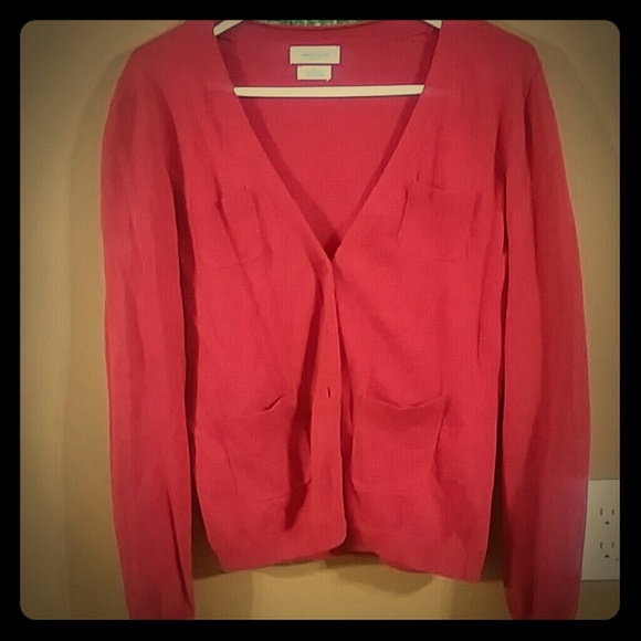 Classic Red Cardigan