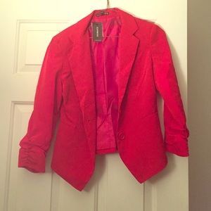Express Red Blazer