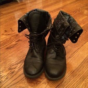Madden Girl Combat Boots
