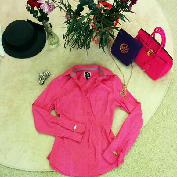*Sold* Express Pink Shirt (xs )