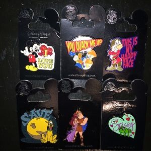 Disney Pins $5 each For Mickey I love you and Up