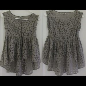 Laced Baby Doll Top