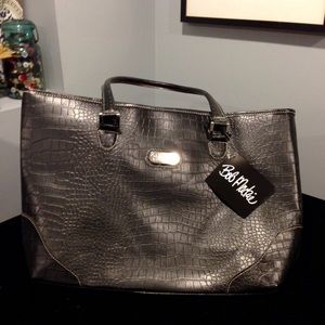 Bob Mackie, overnight bag, giant, black