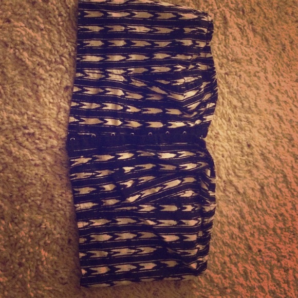 Sparkle & Fade Patterned Bustier. Size Small